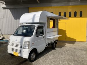 軽トラックタイプキッチンカー完成★巨大冷凍庫搭載！